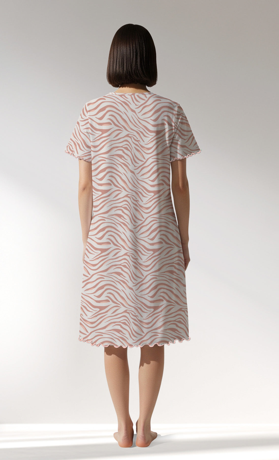 Woman Supreme Cutetiger Short Sleeve Tunic - ROTASYON - Image 3