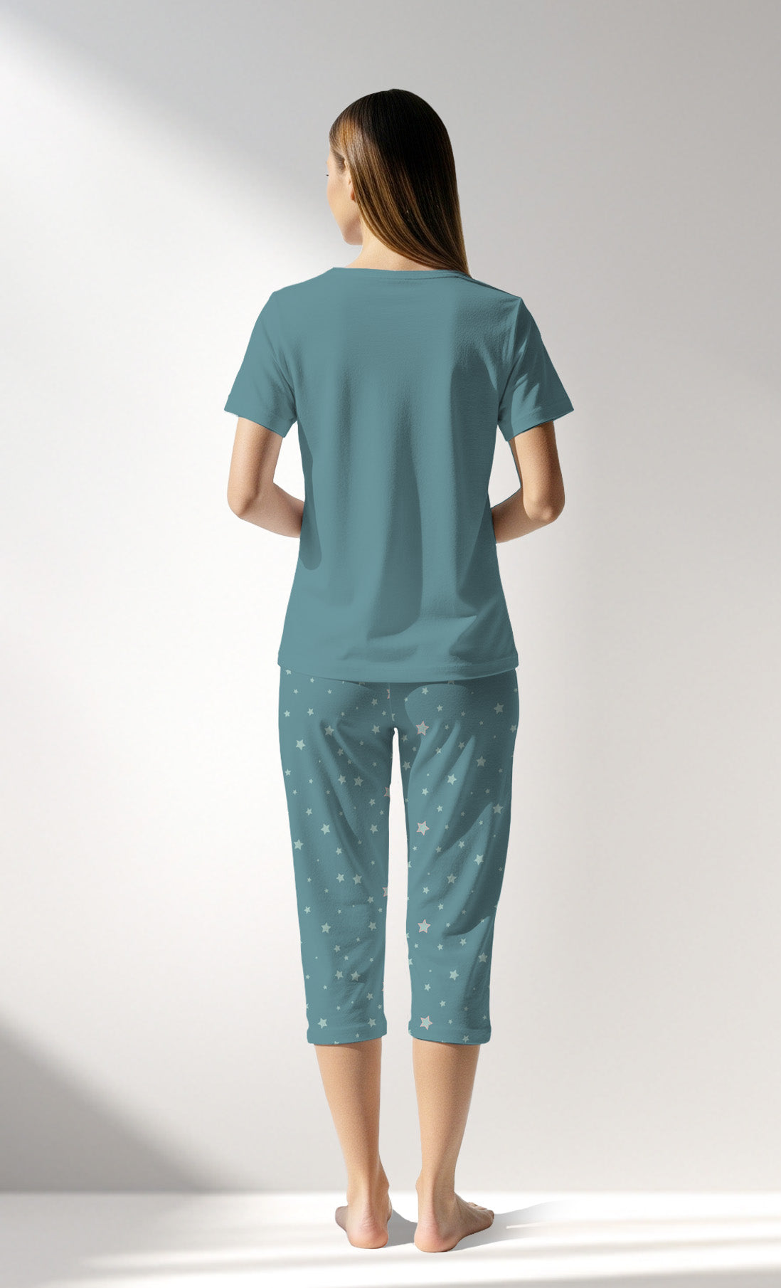 Woman Supreme ForestStars Capri Set - A-ZEMIN - Image 3