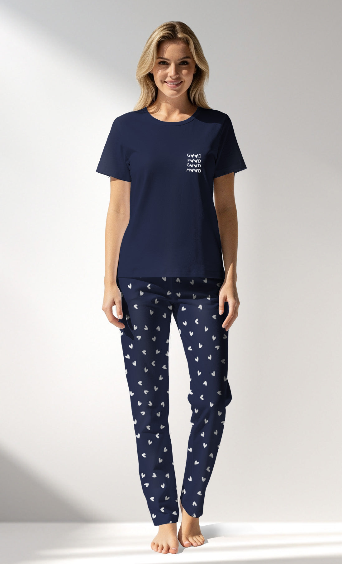 Woman Supreme HeartBeat Pyjama Set - A-19-3933 - Image 1