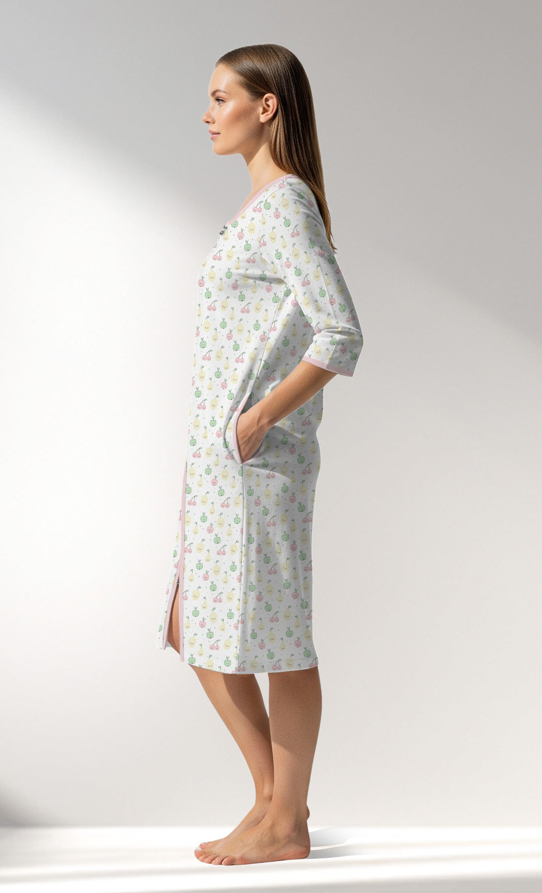 Woman Supreme JuicyMood Pocket Detail Home Dress - ROTASYON - Image 2