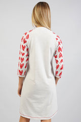 BAYAN P.SUPREM O YAKA 3/4KOL ETEGI OVAL TUNIK