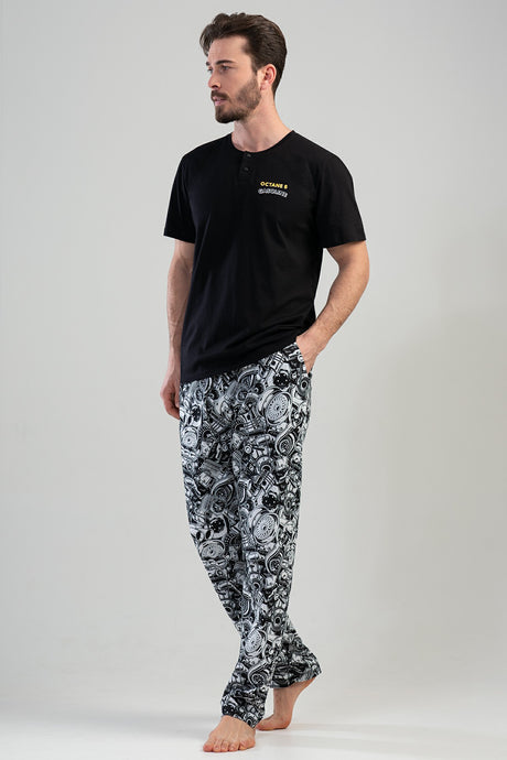 CEPLI ERKEK P.SUPREM PATLI KISA KOL PIJAMA TAKIM