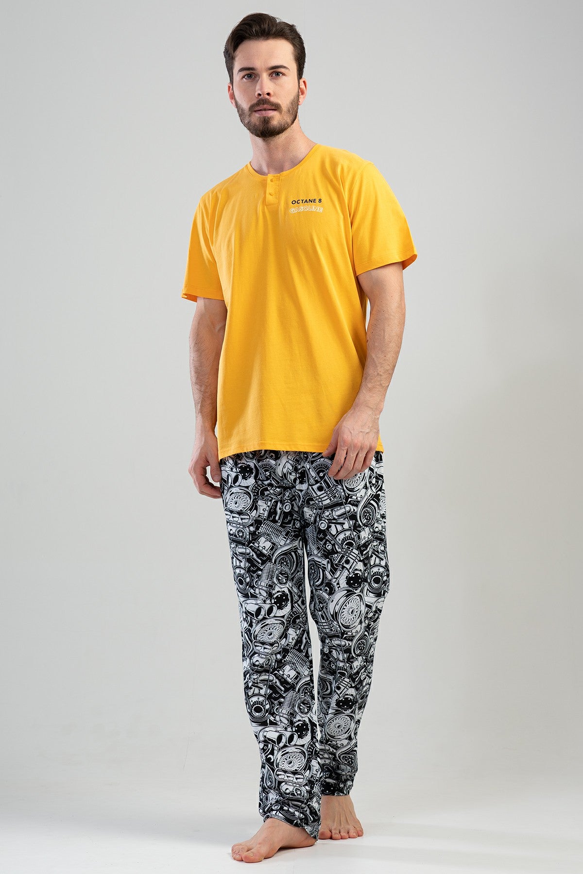 CEPLI ERKEK P.SUPREM PATLI KISA KOL PIJAMA TAKIM 111402
