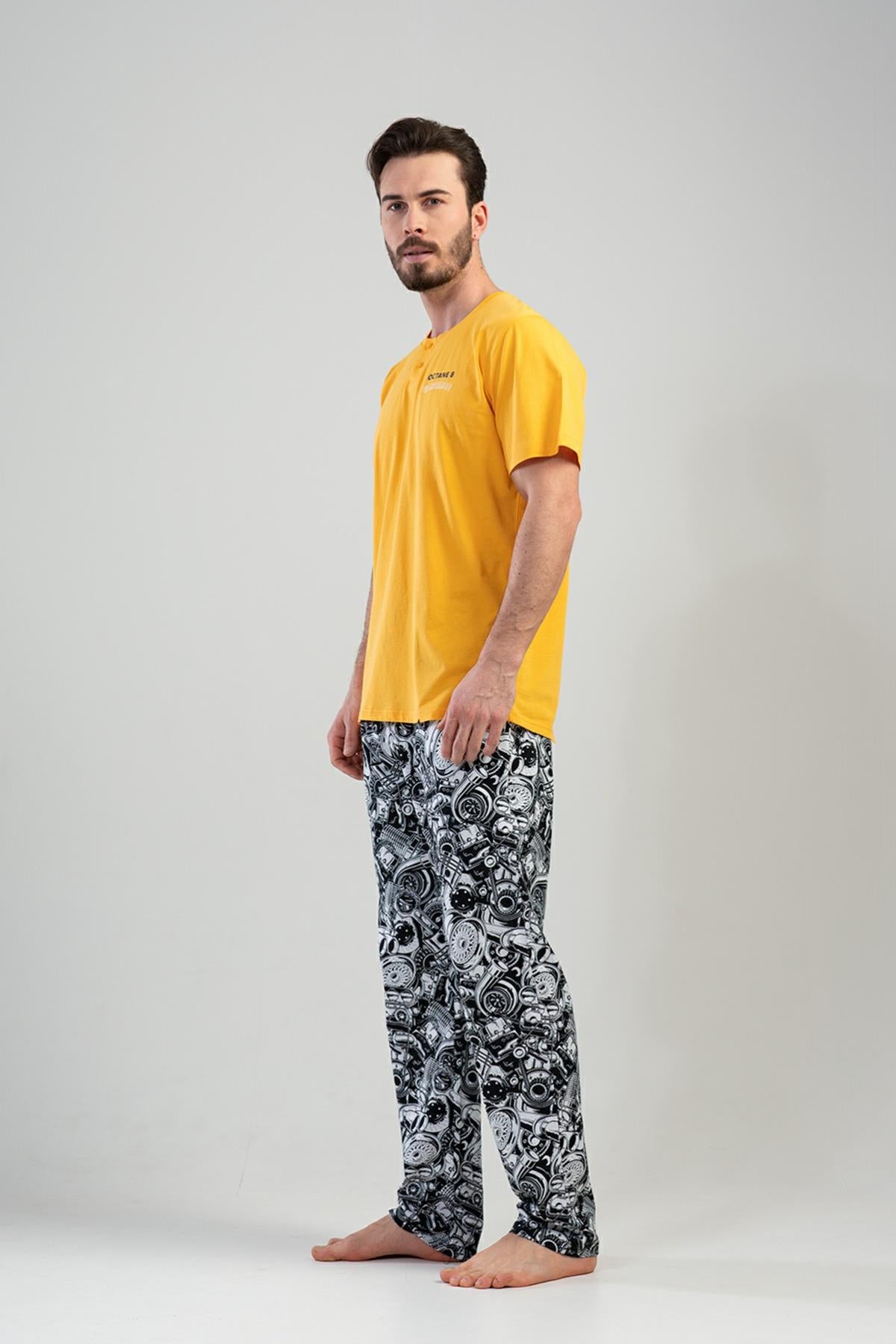 CEPLI ERKEK P.SUPREM PATLI KISA KOL PIJAMA TAKIM