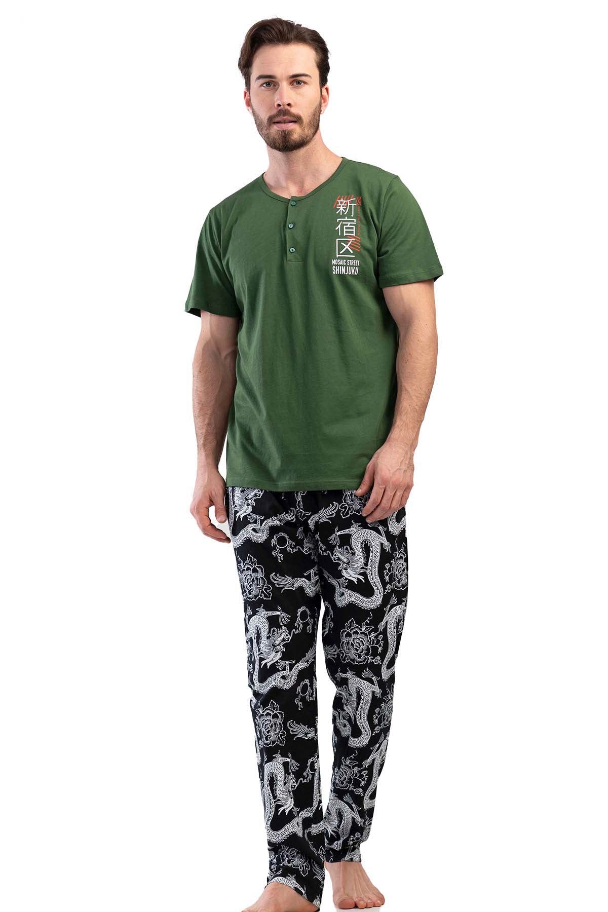 CEPLI ERKEK P.SUPREM PATLI KISA KOL PIJAMA TAKIM