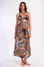 Woman Exclusive Satin Leopard Tunic