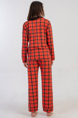 KADIN SUPREM TAMAMI DUGMELI UZUN KOL PIJAMA TAKIM