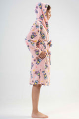 KIZ COCUK POLAR KAPSONLU CEPLI SABAHLIK