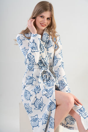 Woman Brighty Dressing Gown
