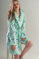 Woman Crazy Dressing Gown