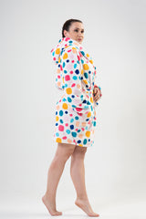 Woman Big Size Colorly Dressing Gown