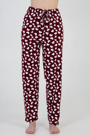 KADIN INTERLOK XXL CEPLI TEK ALT PIJAMA 