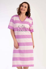 KADIN P.SUPREM XXL V YAKA KISA KOL BIBILALI BABANNE GECELIK