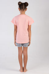 Kids' Girl Big Age Selfie Queen Short Set