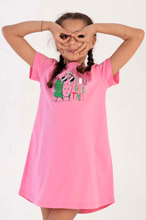 KIZ COCUK P.SUPREM O YAKA KISA KOL ETEGI OVAL TUNIK(3-4/9-10)