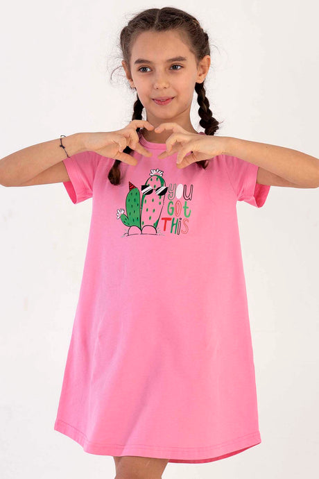 KIZ COCUK P.SUPREM O YAKA KISA KOL ETEGI OVAL TUNIK(3-4/9-10)