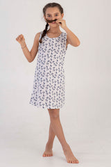 KIZ COCUK P.SUPREM KALIN ASKILI ETEGI OVAL TUNIK(3-4/9-10)