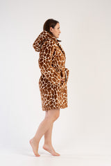 Woman Big Size Soft Fleece Chicky Dressing Gown