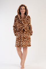 Woman Big Size Soft Fleece Chicky Dressing Gown