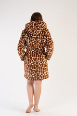 Woman Big Size Soft Fleece Chicky Dressing Gown