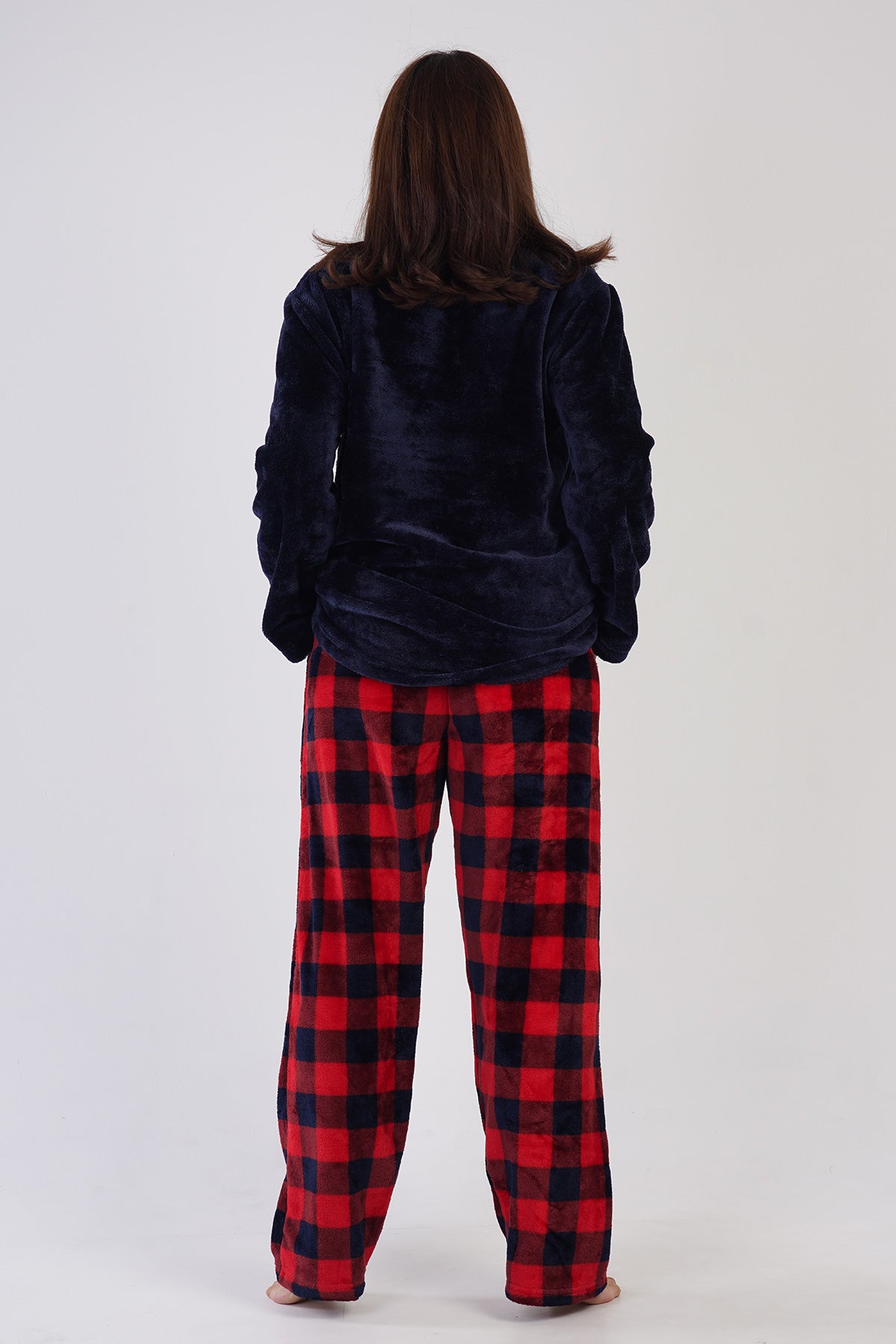 Woman Soft Fleece Big Size Ready For Winter Pyjama Set