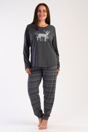 Woman Supreme Big Size Jeda Pyjama Set