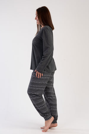 Woman Supreme Big Size Jeda Pyjama Set