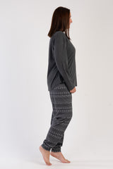 Woman Supreme Big Size Jeda Pyjama Set