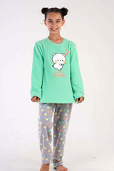 KIZ COCUK POLAR UZUN KOL PIJAMA TAKIM(7-8/13-14) 304151