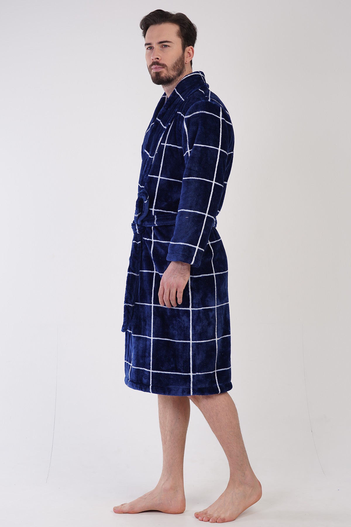 Man Ena Soft Long Sleeve Dressing Gown