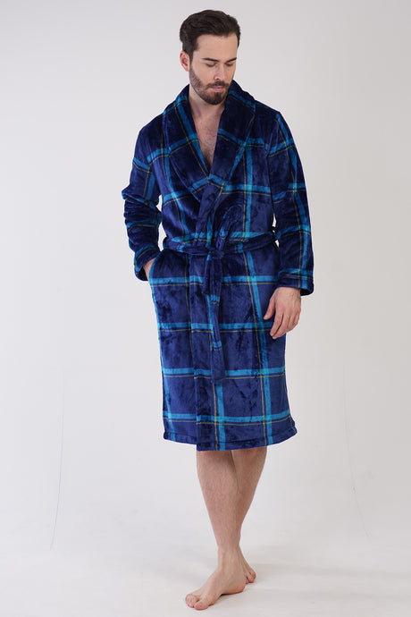Man Apain Soft Long Sleeve Dressing Gown
