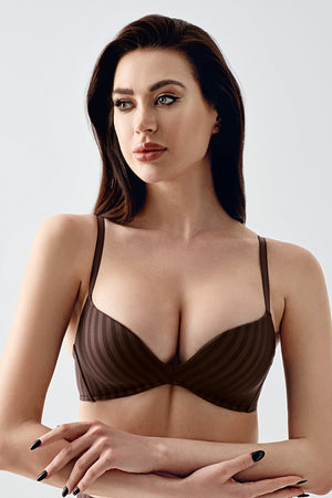 1792-Desteksiz B Cup Desenli Sütyen (2 Li Askılı Pk) 331792