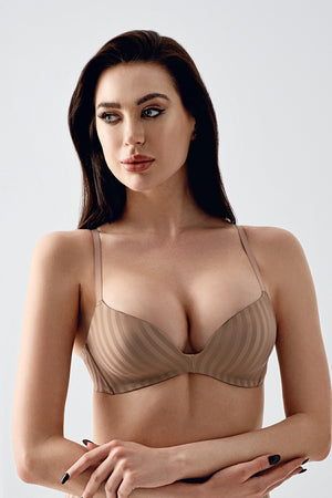 1792-Desteksiz B Cup Desenli Sütyen (2 Li Askılı Pk) 331792