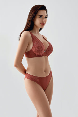 4156- B Cup Desteksiz Sütyen Külot Takım (Kutulu)
