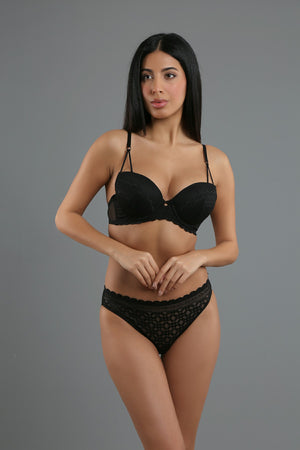 4158- B Cup Destekli Sütyen Külot Takım (2 Li Askılı Pk) 334158