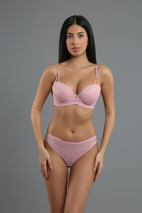 4158- B Cup Destekli Sütyen Külot Takım (2 Li Askılı Pk) 334158