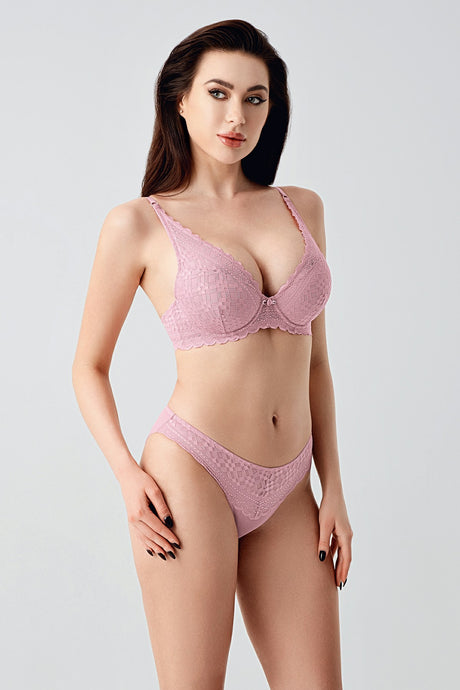4160- B Cup Destekli Sütyen Külot Takım (Kutulu)