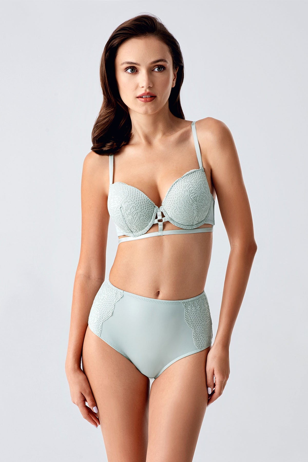 4163- B Cup Destekli Sütyen Külot Takım (Kutulu) 334163