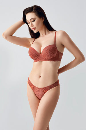 4167- B Cup Destekli Sütyen Külot Takım (Kutulu)