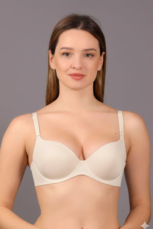 6045-Destekli B Cup Lazer Kesim Sütyen (Lotlu)