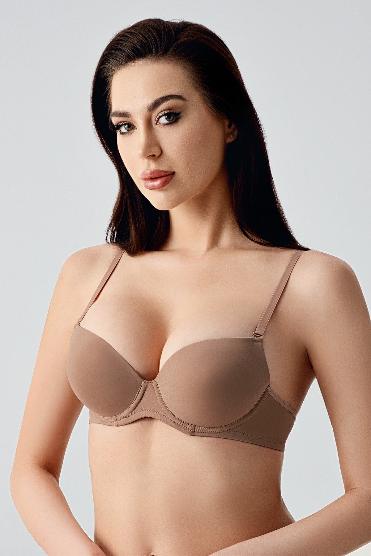 7025-Desteksiz B Cup Basic Sütyen (Kutulu)