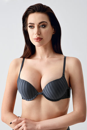 7036-Çift Destekli B Cup Desenli Sütyen (2 Li Askılı Pk) 337036