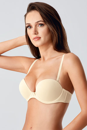 7040-Çift Destekli B Cup Basic Sütyen (2 Li Askılı Pk)