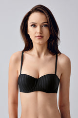 7051-Basic B Cup Desenli Sütyen (2 Li Askılı Pk)