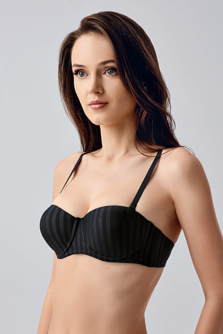 7051-Basic B Cup Desenli Sütyen (2 Li Askılı Pk)