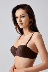 7051-Basic B Cup Desenli Sütyen (2 Li Askılı Pk)