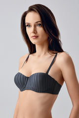 7051-Basic B Cup Desenli Sütyen (2 Li Askılı Pk)