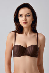 7056-Destekli B Cup Desenli Sütyen (2 Li Askılı Pk) 337056