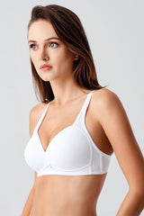 7100-Desteksiz B Cup Big Size Sütyen (2 Li Askılı Pk)