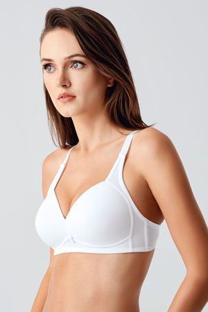 7100-Desteksiz B Cup Big Size Sütyen (2 Li Askılı Pk)